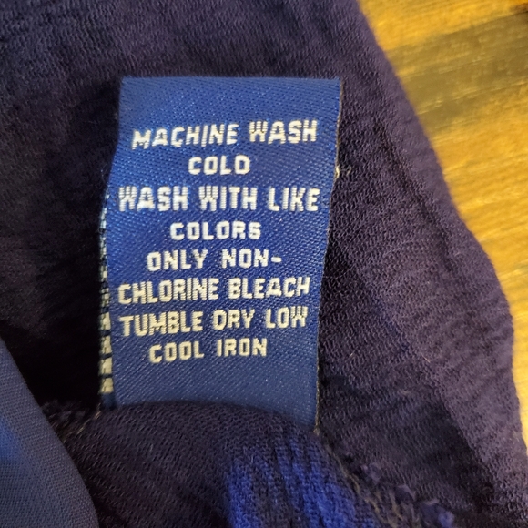 Ocean Drive Blue Crochet Detail Top - Picture 5 of 5